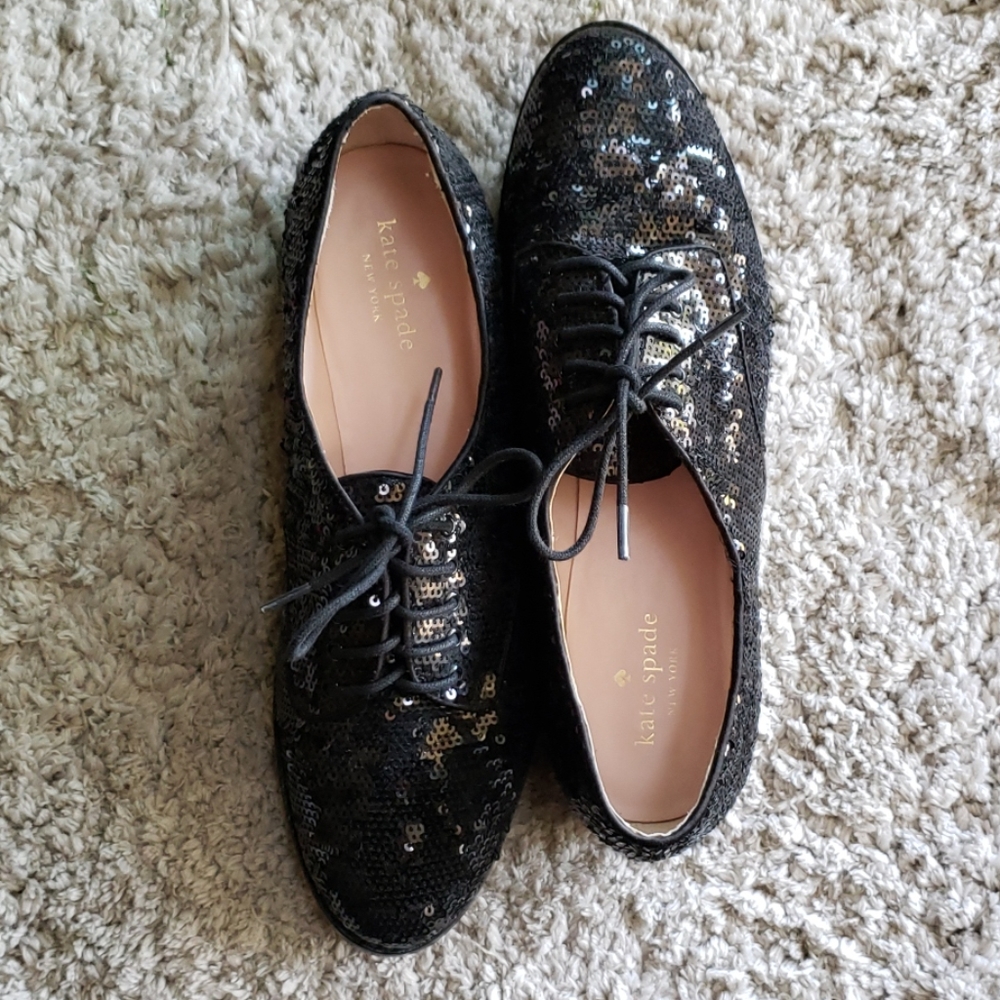 Kate Spade New York Messy Sequin Oxfords